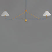 Maxim 18312SWGL Kismet 2 Light Pendant | Gold Leaf