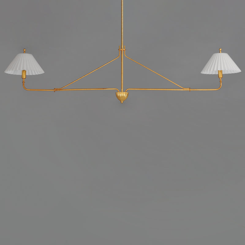 Maxim 18312SWGL Kismet 2 Light Pendant | Gold Leaf