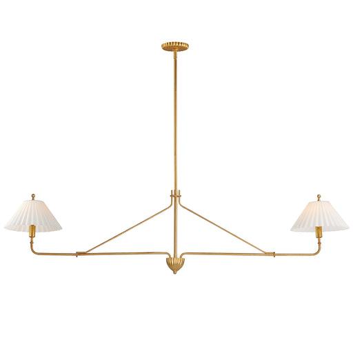 Maxim 18312SWGL Kismet 2 Light Pendant | Gold Leaf