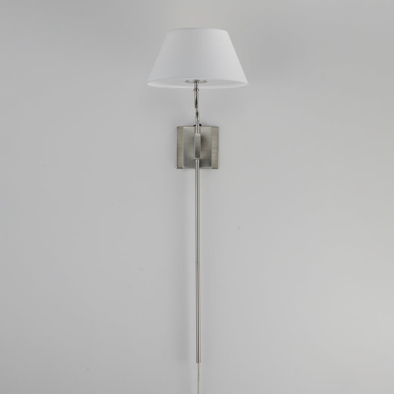 Maxim 18410OFPN Dunbridge 1 Light Wall Sconce | Polished Nickel