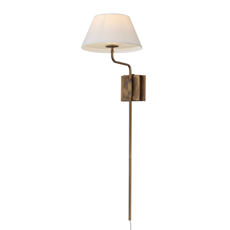 Maxim 18410OFWBR Dunbridge 1 Light Wall Sconce | Weathered Brass