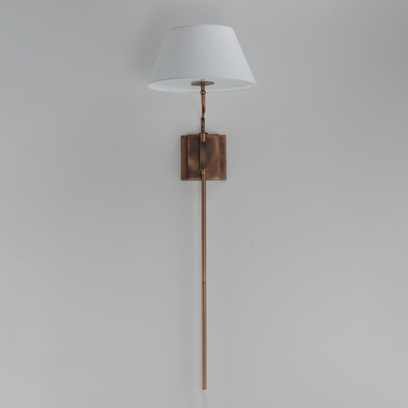 Maxim 18410OFWBR Dunbridge 1 Light Wall Sconce | Weathered Brass
