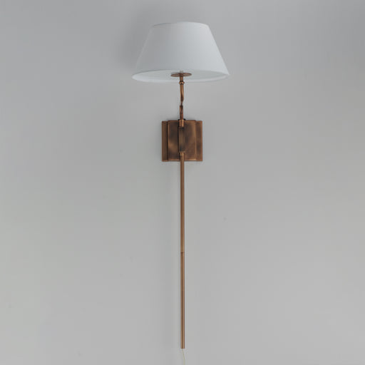Maxim 18410OFWBR Dunbridge 1 Light Wall Sconce | Weathered Brass