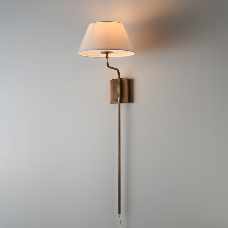 Maxim 18410OFWBR Dunbridge 1 Light Wall Sconce | Weathered Brass