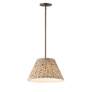 Maxim 18411OWWBR Dunbridge 14" Pendant | Weathered Brass