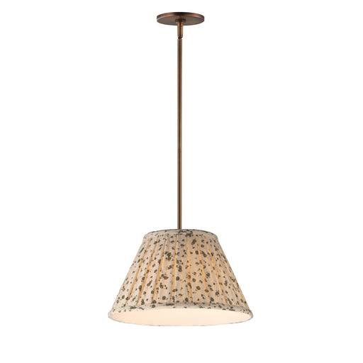 Maxim 18411OWWBR Dunbridge 14" Pendant | Weathered Brass