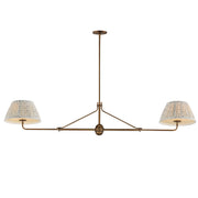 Maxim 18412BWWBR Dunbridge 2 Light Pendant | Weathered Brass