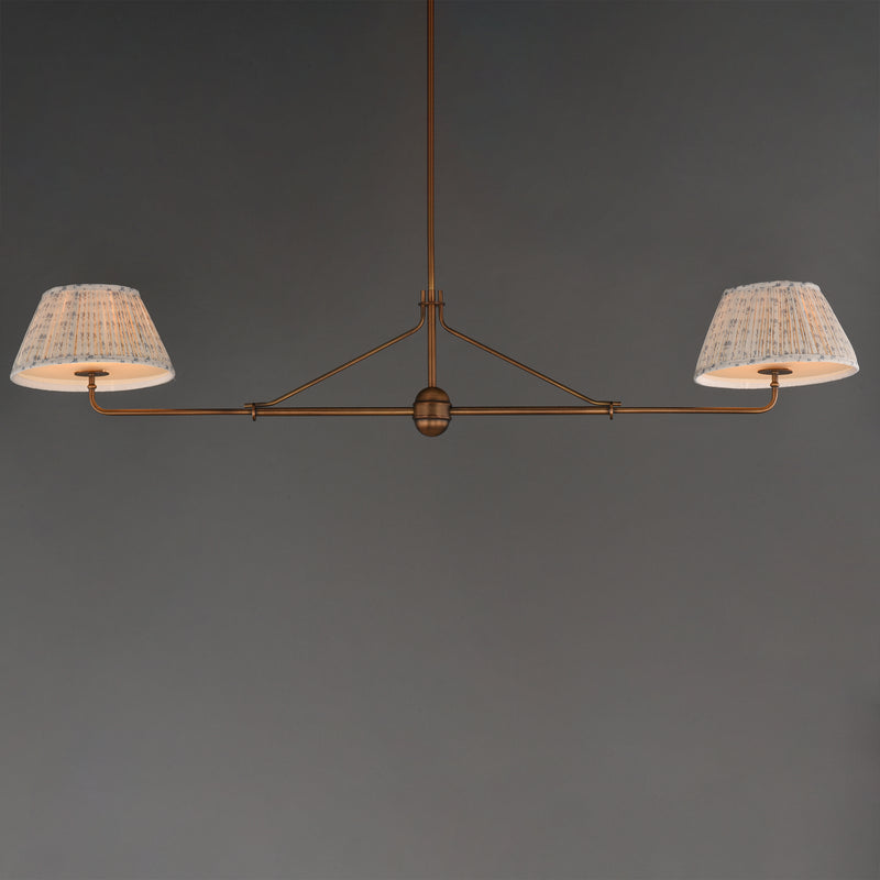 Maxim 18412BWWBR Dunbridge 2 Light Pendant | Weathered Brass