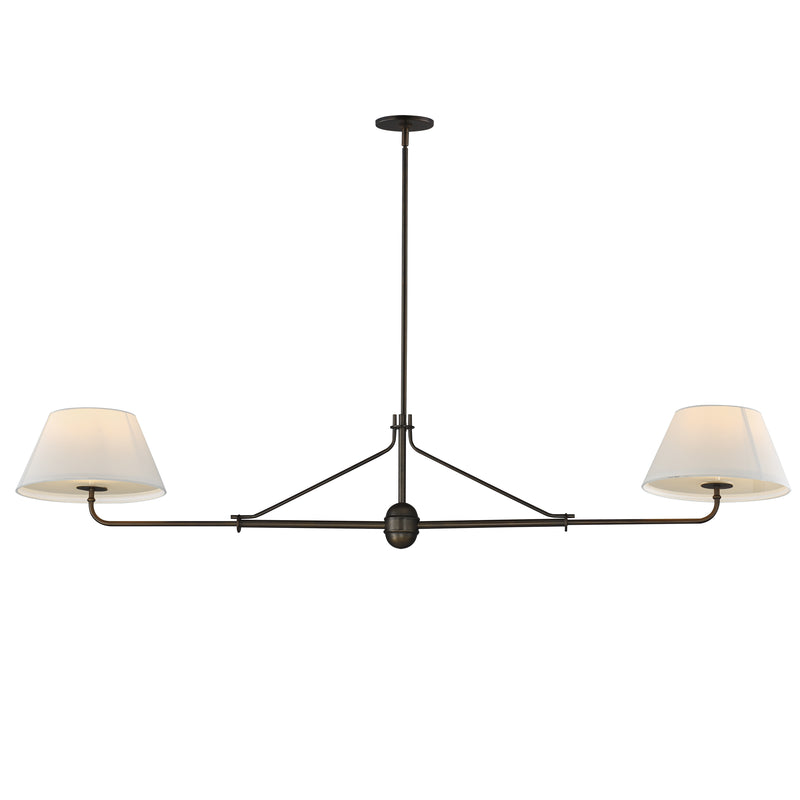 Maxim 18412OFANB Dunbridge 2 Light Pendant | Antique Bronze