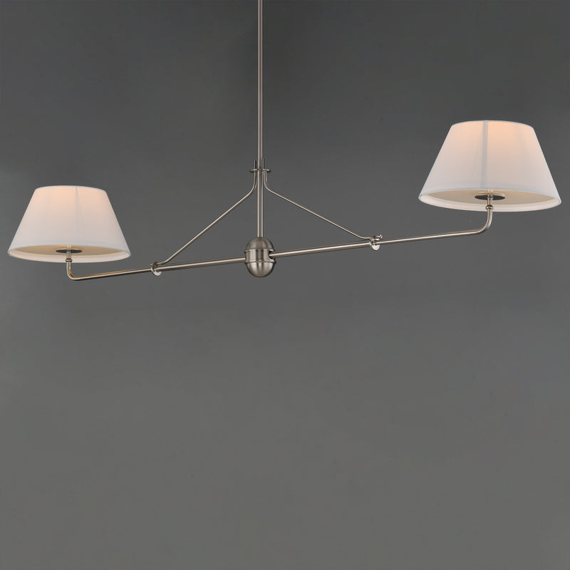Maxim 18412OFPN Dunbridge 2 Light Pendant | Polished Nickel