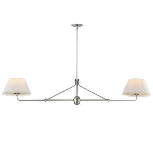 Maxim 18412OFPN Dunbridge 2 Light Pendant | Polished Nickel
