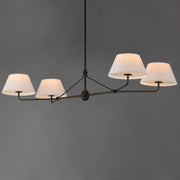 Maxim 18414OFANB Dunbridge 4 Light Chandelier | Antique Bronze