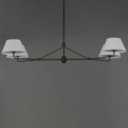 Maxim 18414OFANB Dunbridge 4 Light Chandelier | Antique Bronze