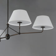 Maxim 18414OFANB Dunbridge 4 Light Chandelier | Antique Bronze