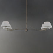Maxim 18414OFPN Dunbridge 4 Light Chandelier | Polished Nickel