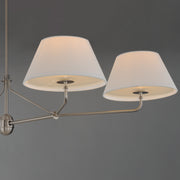Maxim 18414OFPN Dunbridge 4 Light Chandelier | Polished Nickel