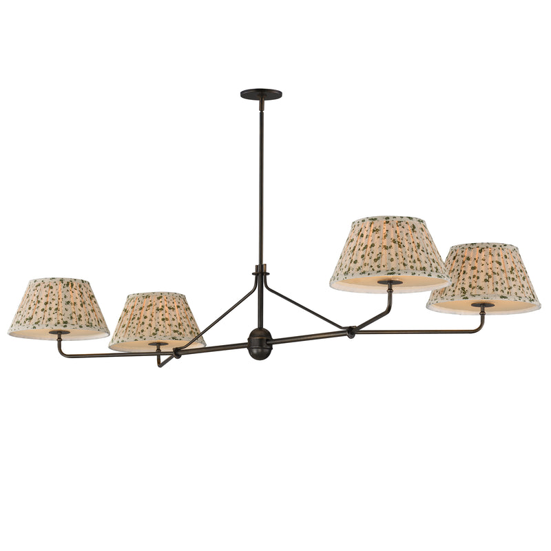Maxim 18414OWANB Dunbridge 4 Light Chandelier | Antique Bronze
