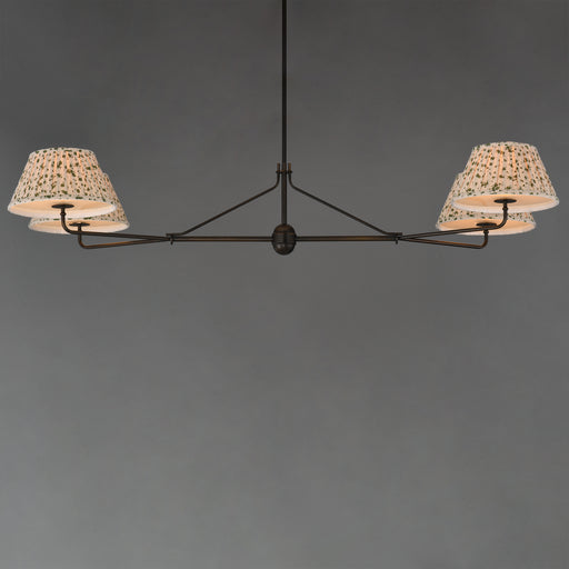Maxim 18414OWANB Dunbridge 4 Light Chandelier | Antique Bronze