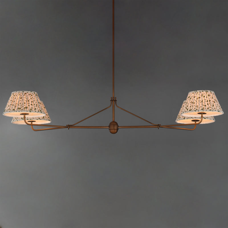 Maxim 18414OWWBR Dunbridge 4 Light Chandelier | Weathered Brass