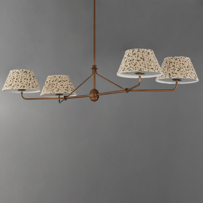 Maxim 18414OWWBR Dunbridge 4 Light Chandelier | Weathered Brass
