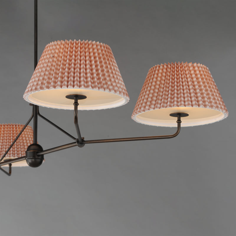 Maxim 18414RBANB Dunbridge 4 Light Chandelier | Antique Bronze