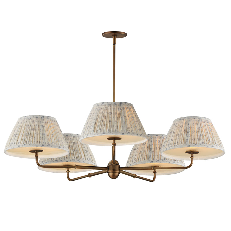 Maxim 18415BWWBR Dunbridge 5 Light Chandelier | Weathered Brass