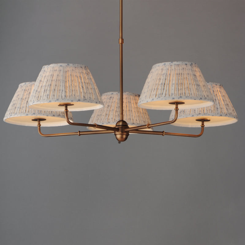 Maxim 18415BWWBR Dunbridge 5 Light Chandelier | Weathered Brass