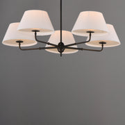 Maxim 18415OFANB Dunbridge 5 Light Chandelier | Antique Bronze