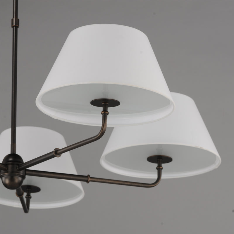 Maxim 18415OFANB Dunbridge 5 Light Chandelier | Antique Bronze