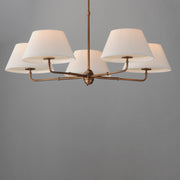 Maxim 18415OFWBR Dunbridge 5 Light Chandelier | Weathered Brass