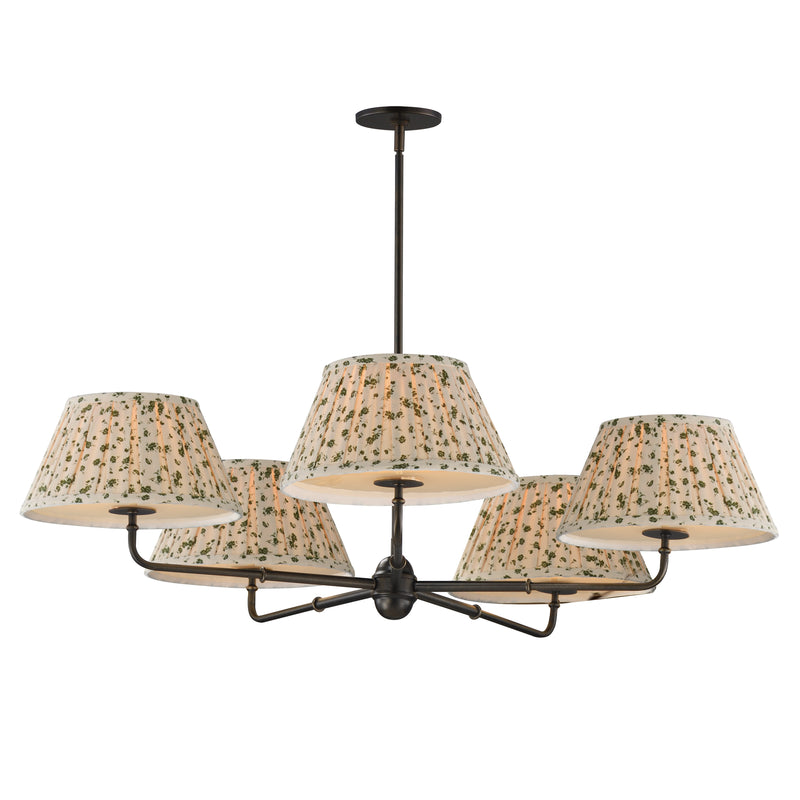 Maxim 18415OWANB Dunbridge 5 Light Chandelier | Antique Bronze