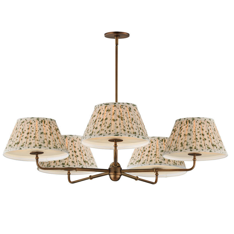 Maxim 18415OWWBR Dunbridge 5 Light Chandelier | Weathered Brass