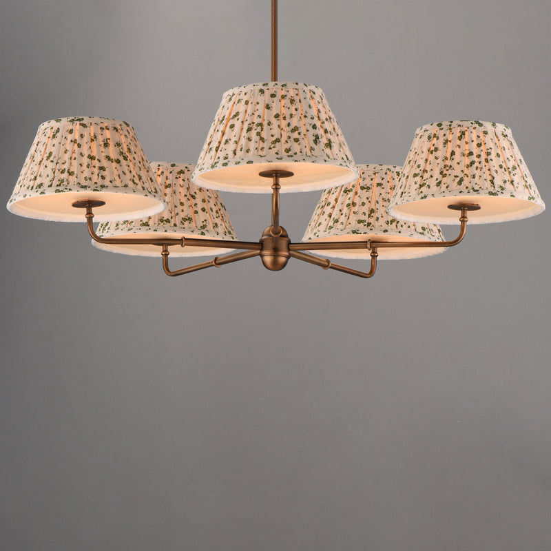 Maxim 18415OWWBR Dunbridge 5 Light Chandelier | Weathered Brass