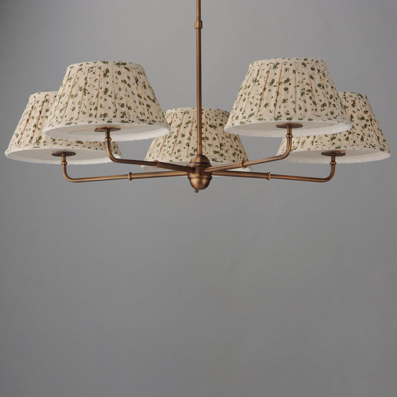 Maxim 18415OWWBR Dunbridge 5 Light Chandelier | Weathered Brass