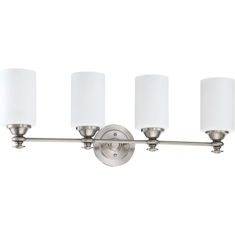 Craftmade 49804-BNK Dardyn 4 Light Bathroom Vanity Light -Brushed Polished Nickel