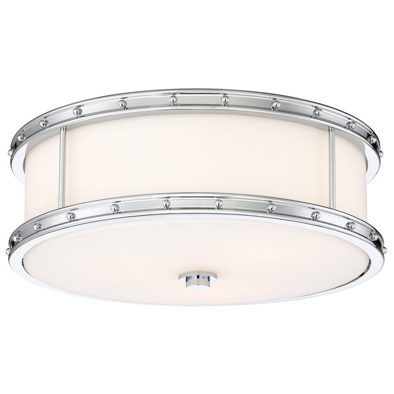 Minka Lavery 15.5" LED Flush Mount-Chrome