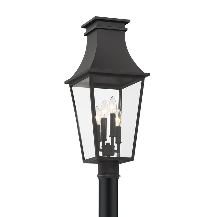 Minka Lavery Great Outdoors Gloucester 4 Light Outdoor Post Mount-Sand Coal