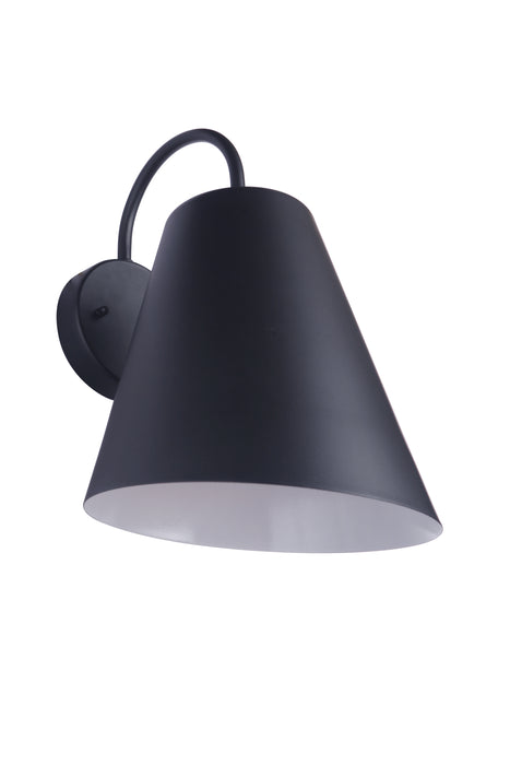 Craftmade ZA5014-MN Point Clear 1 Light Medium Outdoor Wall Lantern -Midnight