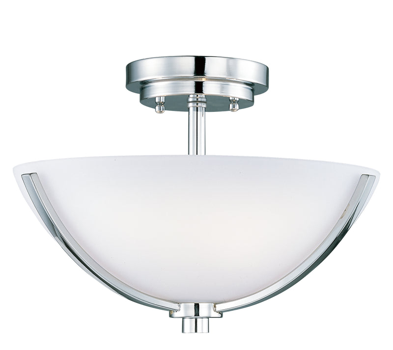 Maxim 20021SWPC Rocco 3 Light Semi Flush Mount | Polished Chrome