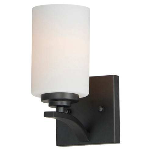 Maxim 20030SWBK Deven 1 Light Wall Sconce | Black