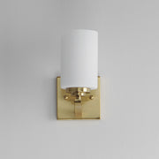 Maxim 20030SWSBR Deven 1 Light Wall Sconce | Satin Brass