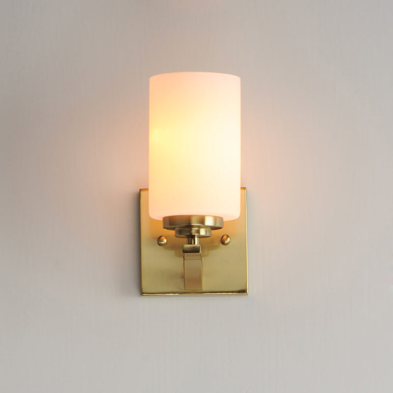Maxim 20030SWSBR Deven 1 Light Wall Sconce | Satin Brass