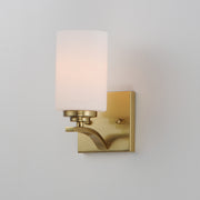 Maxim 20030SWSBR Deven 1 Light Wall Sconce | Satin Brass