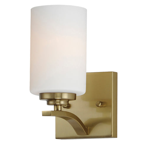Maxim 20030SWSBR Deven 1 Light Wall Sconce | Satin Brass