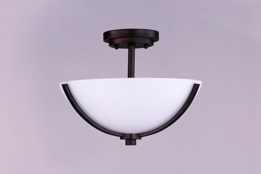 Maxim 20031SWOI Deven 3 Light Semi Flush Mount | Oil Rubbed Bronze