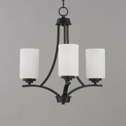 Maxim 20033SWBK Deven 3 Light Chandelier | Black