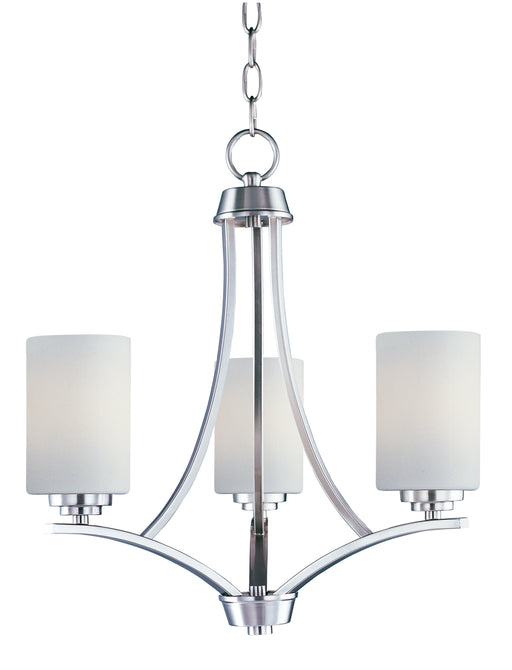 Maxim 20033SWSN Deven 3 Light Chandelier | Satin Nickel