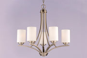 Maxim 20035SWSN Deven 5 Light Chandelier | Satin Nickel