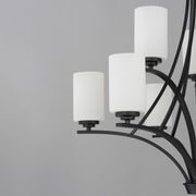 Maxim 20036SWBK Deven 9 Light Chandelier | Black