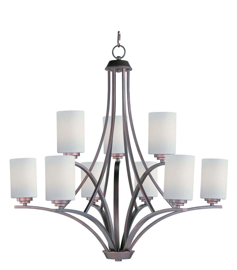 Maxim 20036SWOI Deven 9 Light Chandelier | Oil Rubbed Bronze